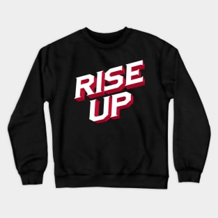 Atlanta Falcons Rise Up Design Crewneck Sweatshirt